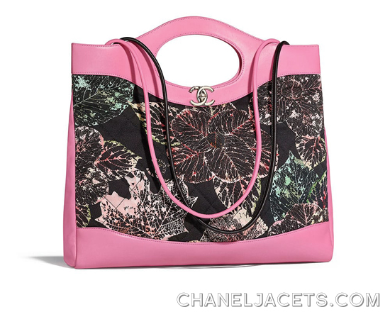 18A-PinkLeafPrintHandbag-2